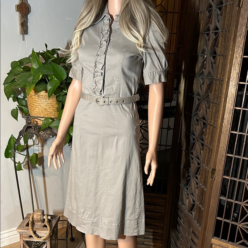 MIKAROSE KHAKI DRESS S